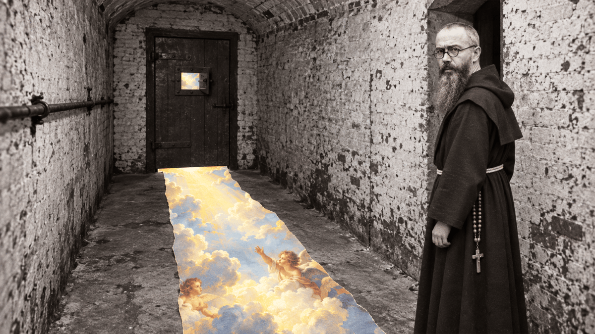 Nic není náhoda: Nanebevzetí Panny Marie a Maria Kolbe: Rytíř Neposkvrněné. Obětovat se z lásky k bližnímu. Chci jít místo něho! Mučednictví a čistota. V Římě zažil zednářské "proroctví" o satanovi ve Vatikánu.  Svatý Maxmiliáne, oroduj za nás!
