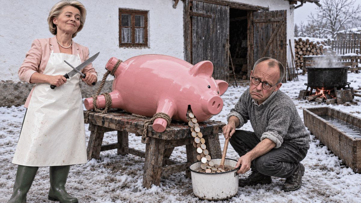 Šílené plány krachující EU: Lejnová s Merzem chtějí ukrást vklady občanů. Máme jim platit pokračování finančního mejdanu. Do dvou let je tu digi-euro. Pak zakážou zakládat si účty v zahraničí. Stane se militarizace Evropy jejím hrobem? Brány se zavírají