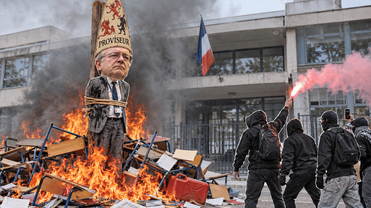 Francie hoří, školy se mění v bojiště: Přistěhovalecká předměstí explodují. Benzín na ředitele? Zapálené autobusy. Stovky zatčených. Tohle už není protest, ale start občanské války. Kam až nechá vláda násilí dojít? A kdo nakonec zaplatí účet?