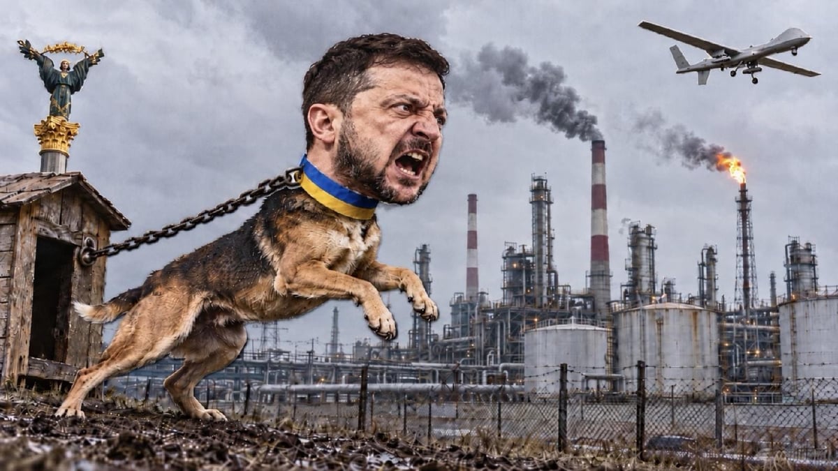 Slepí banderovci: Arogantní Zelenský riskuje ztrátu zpravodajských informací. Obrana se rozpadne. Drony naváděné přes západní družice se změní ve šrot. Vypne Musk Starlink, nebo ho zpřístupní Moskvě? Bez USA je válka Západu proti Rusku skončená
