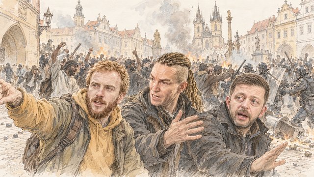 Paříž v plamenech, Praha v klidu. Komu můžeme děkovat?