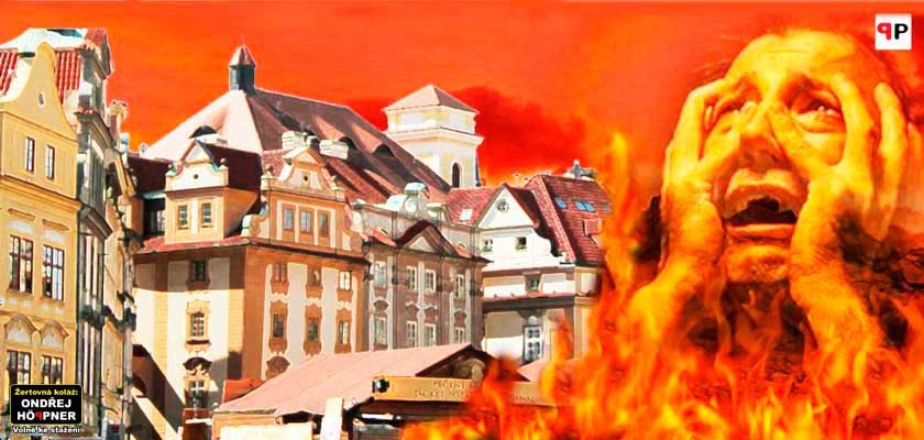 Boj za kostel svatého Michala na Starém městě pražském pokračuje: Svatý Michaeli, Archanděli, opatruj nás v boji proti zlobě a úkladům ďáblovým