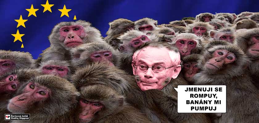 Překvapivé doznání „prezidenta EU“ Van Rompuye: Volby do evropského parlamentu jsou zbytečné. „Rozhoduje se přece někde jinde.“ Jsme pro Brusel jen stádo cvičených opic?