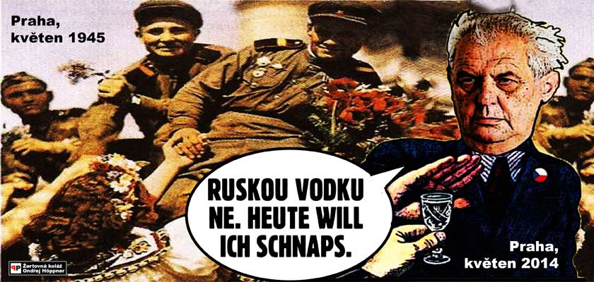 Karneval ohnutých hřbetů a křupanství: Miloš Zeman „bojkotoval“ oslavy Dne vítězství. Zato vyznamenal německého prezidenta. Rodí se noví disidenti?