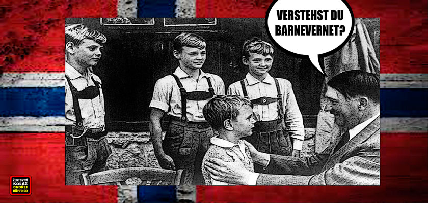 Pokrokový nacismus v Norsku: Matka nesmí projevit lásku. Anders Breivik – dítě Barnevernetu. Převýchova podle Hitlera brzy i u nás? Desítky tisíc dětí ročně předmětem státního byznysu. Demonstrace po celé Evropě