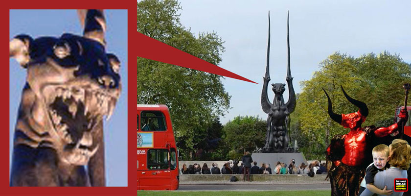 Záhadná nestvůra v londýnském Hyde Parku: Proč právě ona přitahuje bezdomovce a uprchlíky? Ruský umělec právem vzrušil veřejnost. Hamletovská otázka: Odstranit, nebo zvětšit?