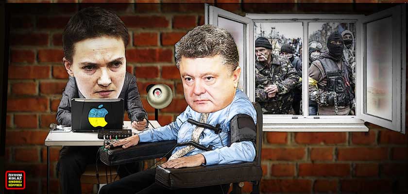 Další Majdan v Kyjevě: Tentokrát čokoládový! Savčenková na stopě Porošenkových kšeftů. Zločinci v uniformě - nově s kosočtvercem. Rusko varuje Kyjev. Smrtící koktejl MMF, vojska NATO k hranicím