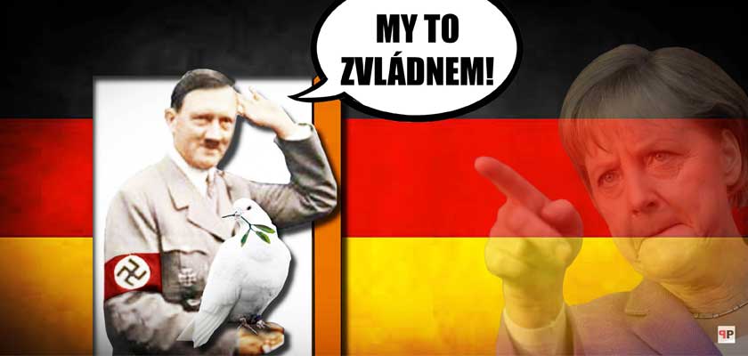Merkelová dala v Polsku jasně najevo: I vy jste součást Čtvrté říše! Dost bylo Berlína ve stínu dějin. Vítězná hymna nad hroby v Terezíně. Trump nakonec nad Mutti mávne rukou. Které za shnilých jablek si Němci vyberou?