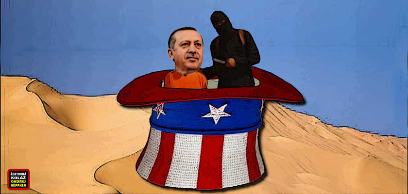 Syrská past: Amerika ve válce s Tureckem? Erdogan nasazuje džihádisty, USA Kurdy a teroristy z ISIL. Zlikvidují prezidenta? Otevřený střet dvou zemí NATO by byl fatální. Uhryznou si Američané vlastní tlapu?
