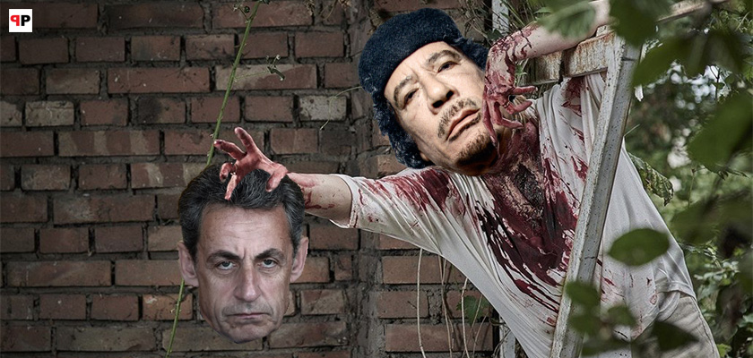 Kaddáfí volá ze záhrobí: Nechal mě zabít Sarkozy! Proč byl odstraněn chlípný Strauss-Kahn? Příčina zničení Libye a dnešní migrační krize. Thriller o úplatcích, zradě a vraždě vs. údajně nepoctivé volby v Rusku