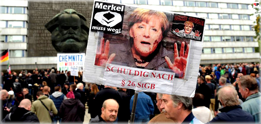 Hrozny hněvu v Chemnitzu: Svazačka Merkelová reaguje praktikami NDR. Sasko má naši zkušenost. Ani Babiš není sebevrah. Evropa se probouzí. Před nedělními volbami ve Švédsku politruci hrůzou nespí