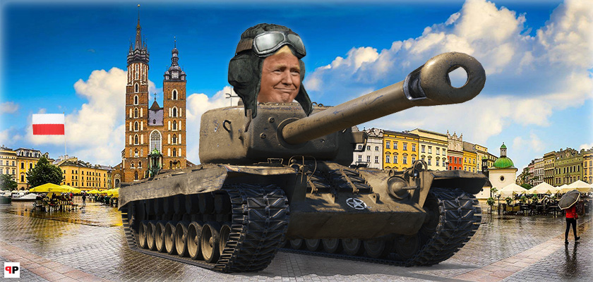 Fort Trump: Bude v Polsku americká pevnost? Miliardy a miliardy dolarů za vlastní potupu. Je polský prezident podčlověk? Politická paranoia na sever od Krkonoš. Logika Pentagonu. Přijde symetrická odpověď Ruska?