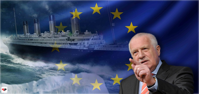 Václav Klaus: Příliš evidentní nezdar EU. Katastrofu Západu jsme dlouho podceňovali. Evropa vyhořelá a bez budoucnosti? Z komunismu do Unie: To špatné se vrátilo. Obávám se, že...