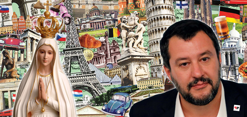 Dnes i u nás můžeme volit Salviniho: Šokující, protože úplně normální projev. Evropa pod mocnou ochranou. Hrůza vatikánských marxistů. Šance na záchranu. Čí zbrojnoši chceme být? Klíč pro racionální volbu