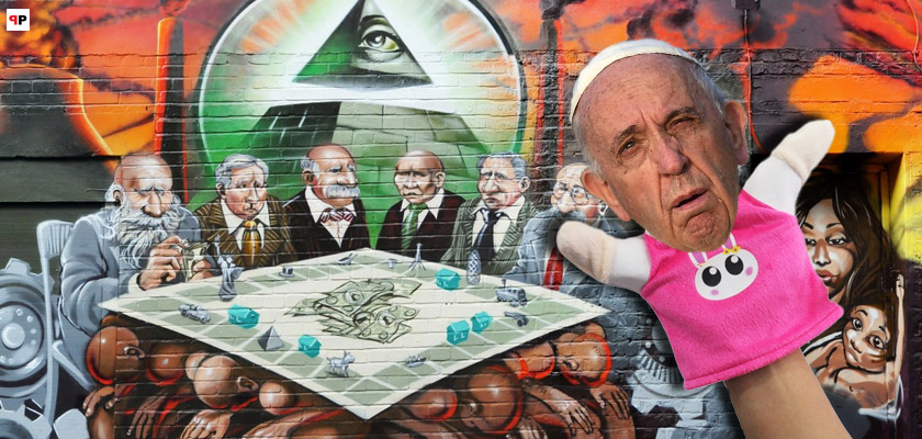 Jedenácté Přikázání: Energetický přechod. Je papež skrze svou duševní poruchu naprogramovaný jako Greta? Jeho role v globálních zájmech. Co meldoval petrolejářům? Neviditelná skála, která řídí svět