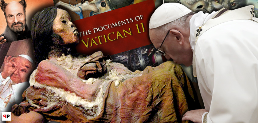Bergogliovy provokace: Uctívá Vatikán zmrzlé dětské oběti? Přestupky a pohoršení se již nedají spočítat. Co bude dál? Napomenutí papeže s bolestí a láskou. Je islám dobrý? Na cestě do věčné záhuby