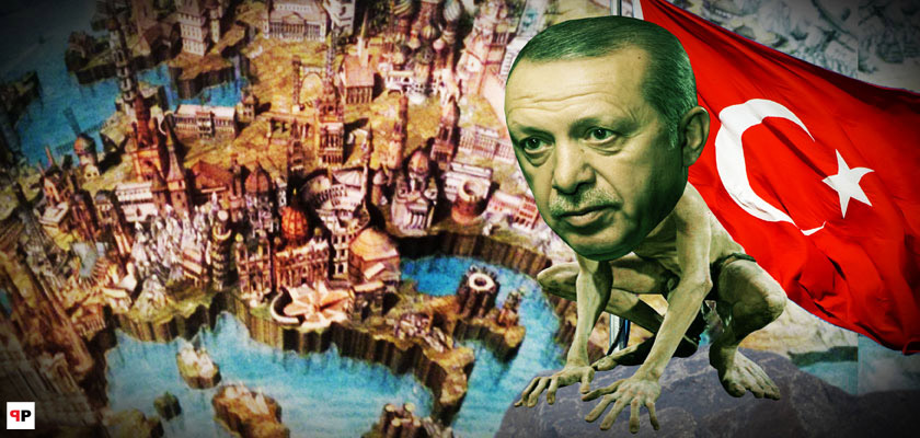 Turecko ve válce s Evropou: Útok stíhačkami na ministra a střelba na německé pohraničníky.  Proč bažiny nechtějí sankce na Erdogana? Další řízená invaze migrantů za dveřmi. Kdyby to udělalo v Pobaltí Rusko…