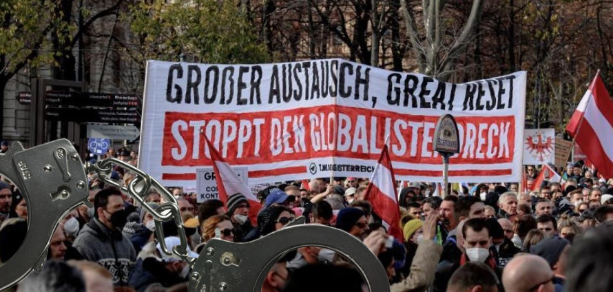 První výstřely, první zranění: Stotisícová demonstrace ve Vídni. Odpověď na předchozí pražskou. Chystá se další? Zrychlený tep Evropy. V boji už víc než 7 statečných. Média se s chutí vysmívají podvoleným. Na prahu odporu