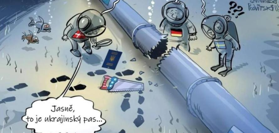 Pohádka o ukrajinských výletnících ničících přísně střežený Nord Stream: Má svalení viny na Ukrajince pomoci vyvést Západ z prohrané války? Podpora Bidenovi války proti Rusku v USA i v EU rapidně klesá. Co mekl Scholz v USA?